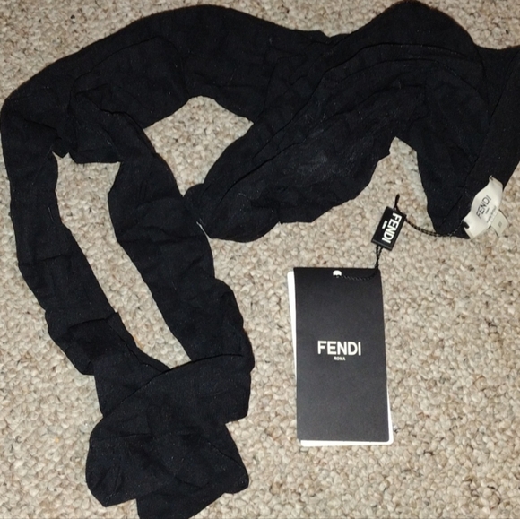 Authentic Fendi tights F black size lll new - Picture 9 of 9
